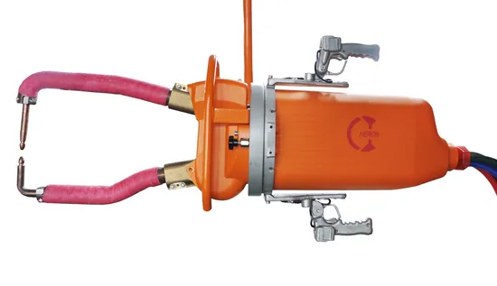 Portable Handheld Resistance Inverter Spot Welding Machine for Car Body Rocker Arm
